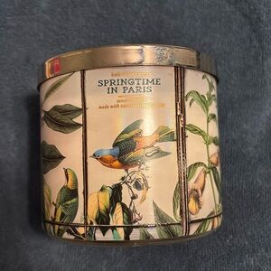 NWT bath and bodywork’s 3 wick candle springtime in Paris
